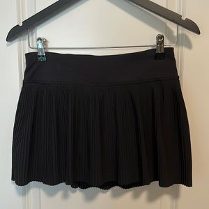 Lululemon Pleat to Street Skirt II Black Tennis